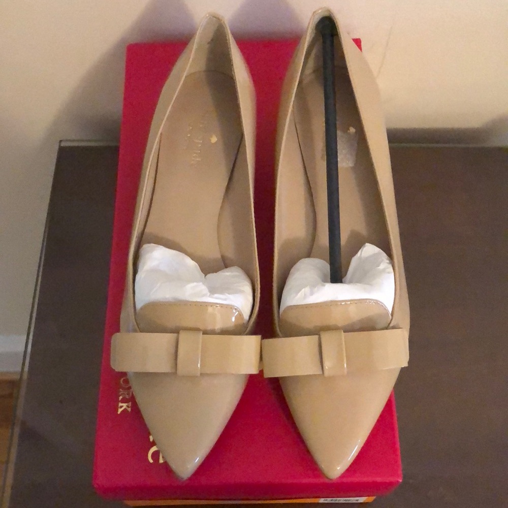 Kate Spade arcade patent leather flat